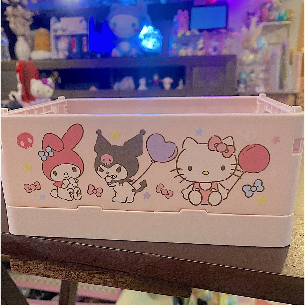 Sanrio family plastic storage